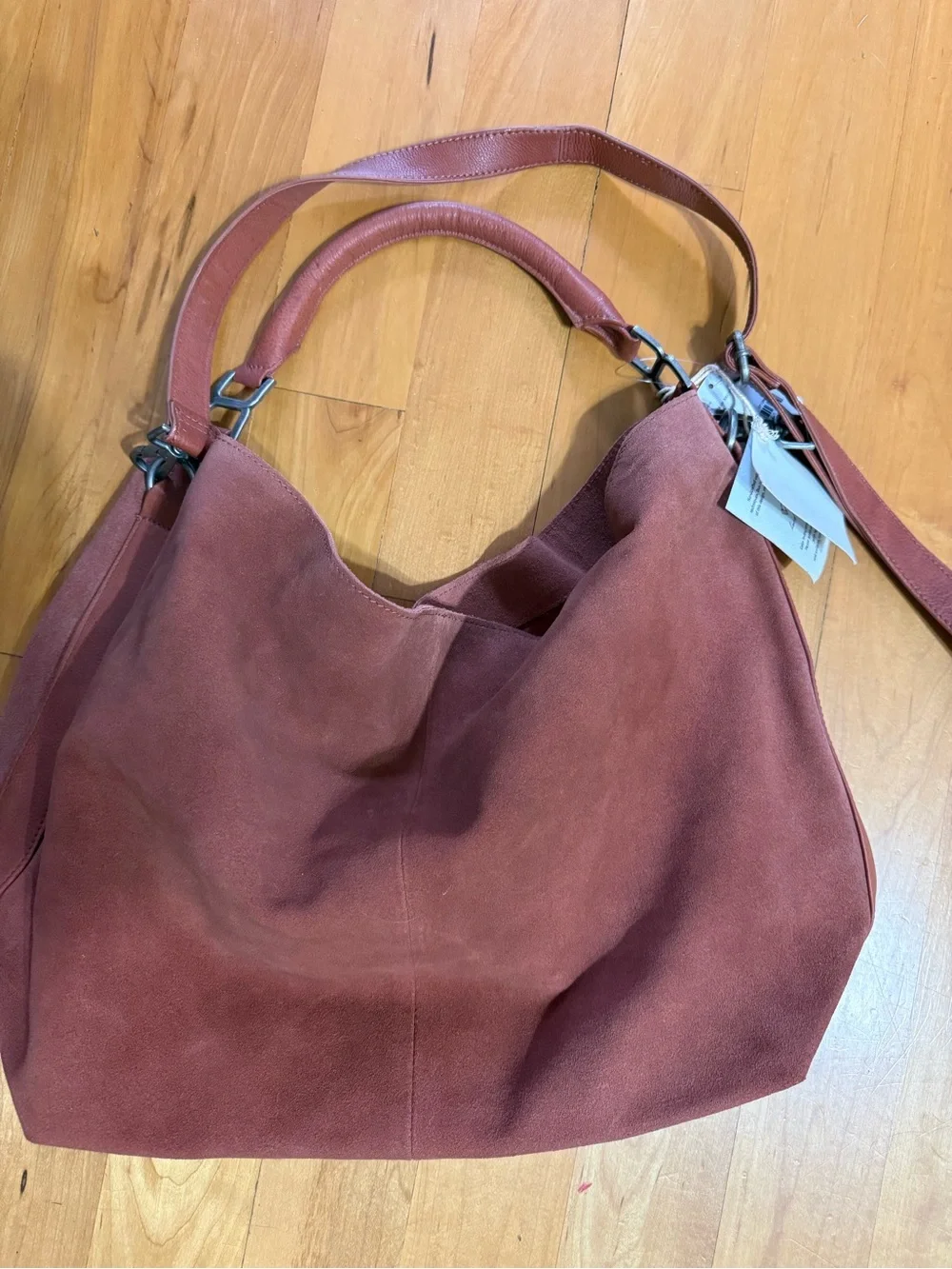 Suzie Suede Slouchy Tote Bag Suede